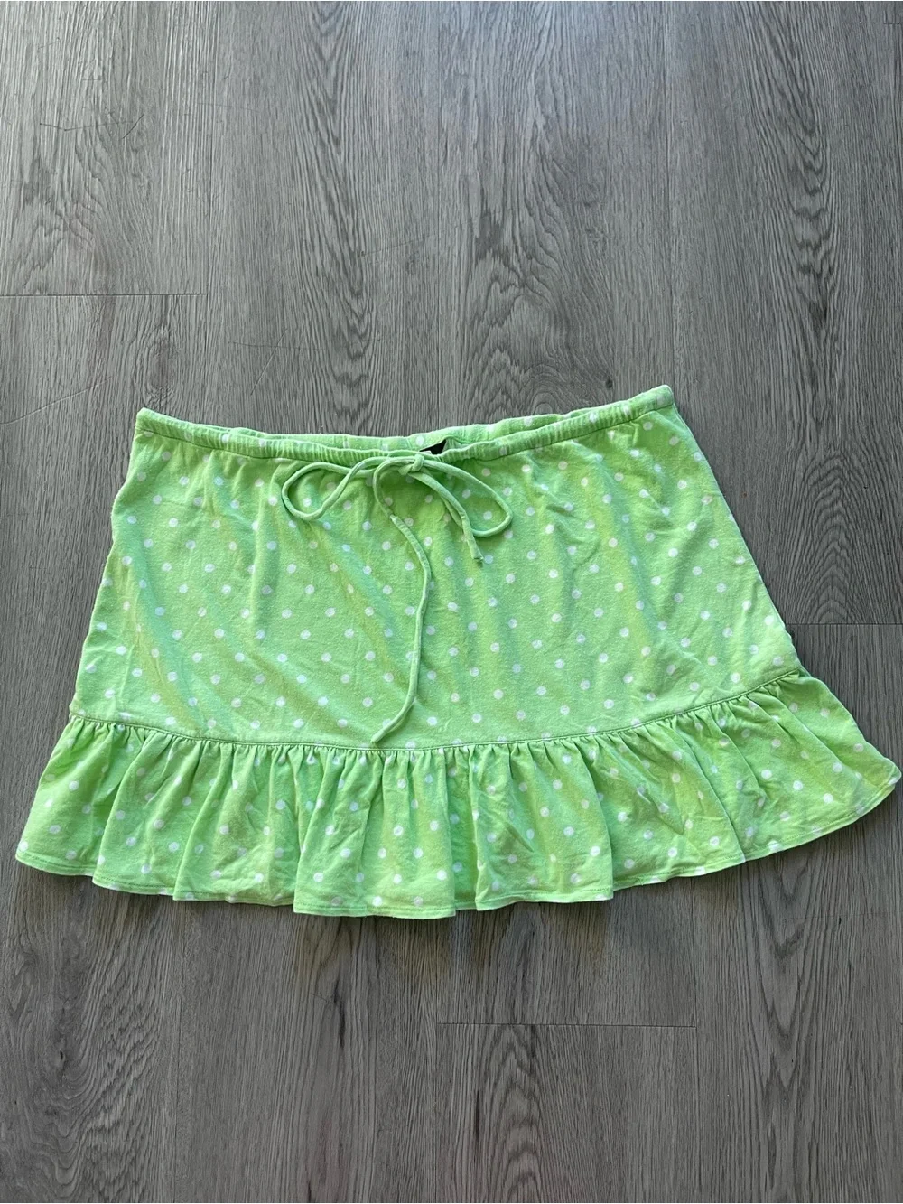 Y2K J.Crew polka dot mini skirt